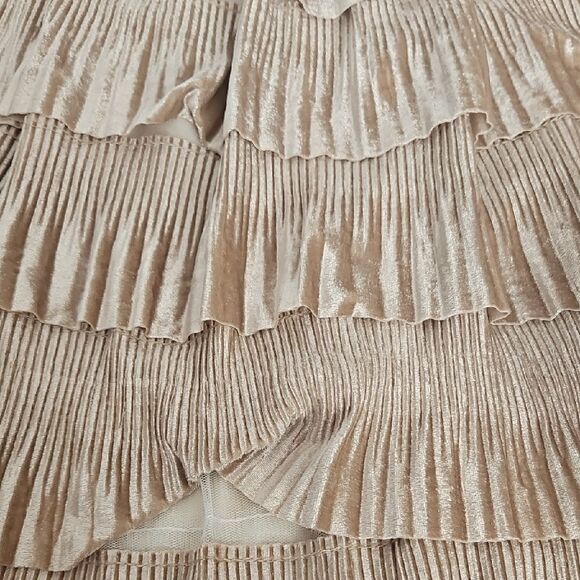 Casual Tan Tiered Maxi Skirt - Picture 14 of 16